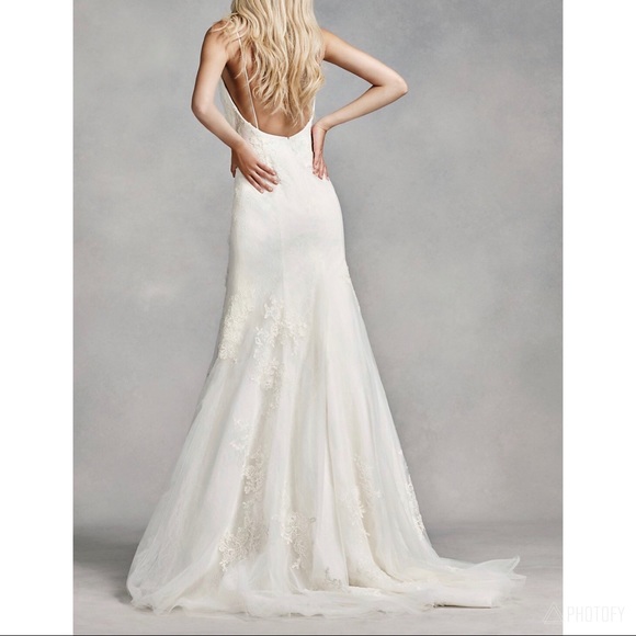 Vera Wang | Low Back Mermaid Wedding Dress - Picture 3 of 8